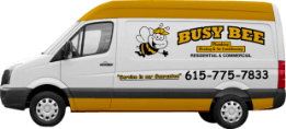 A Busy Bee Service Van
