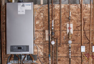 A tankless water heater.